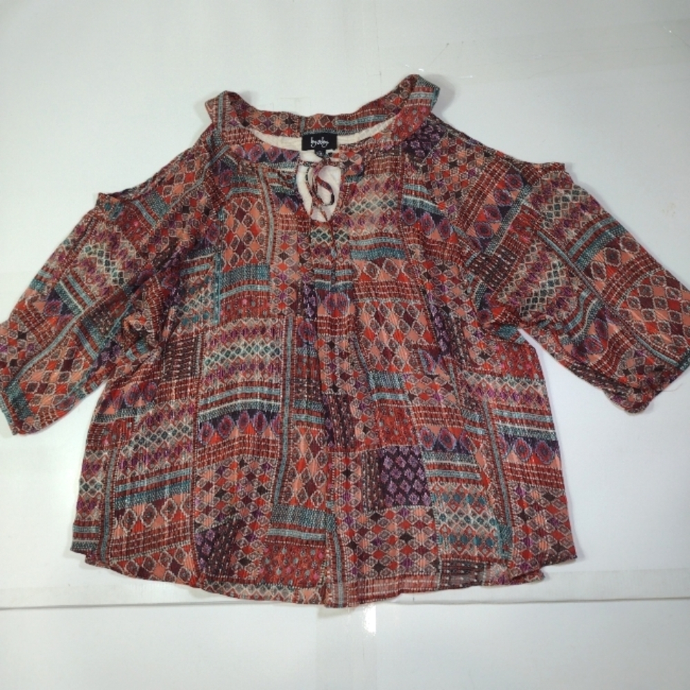 by & by  Bohemian Multicolor Women's Top Size (2XL)